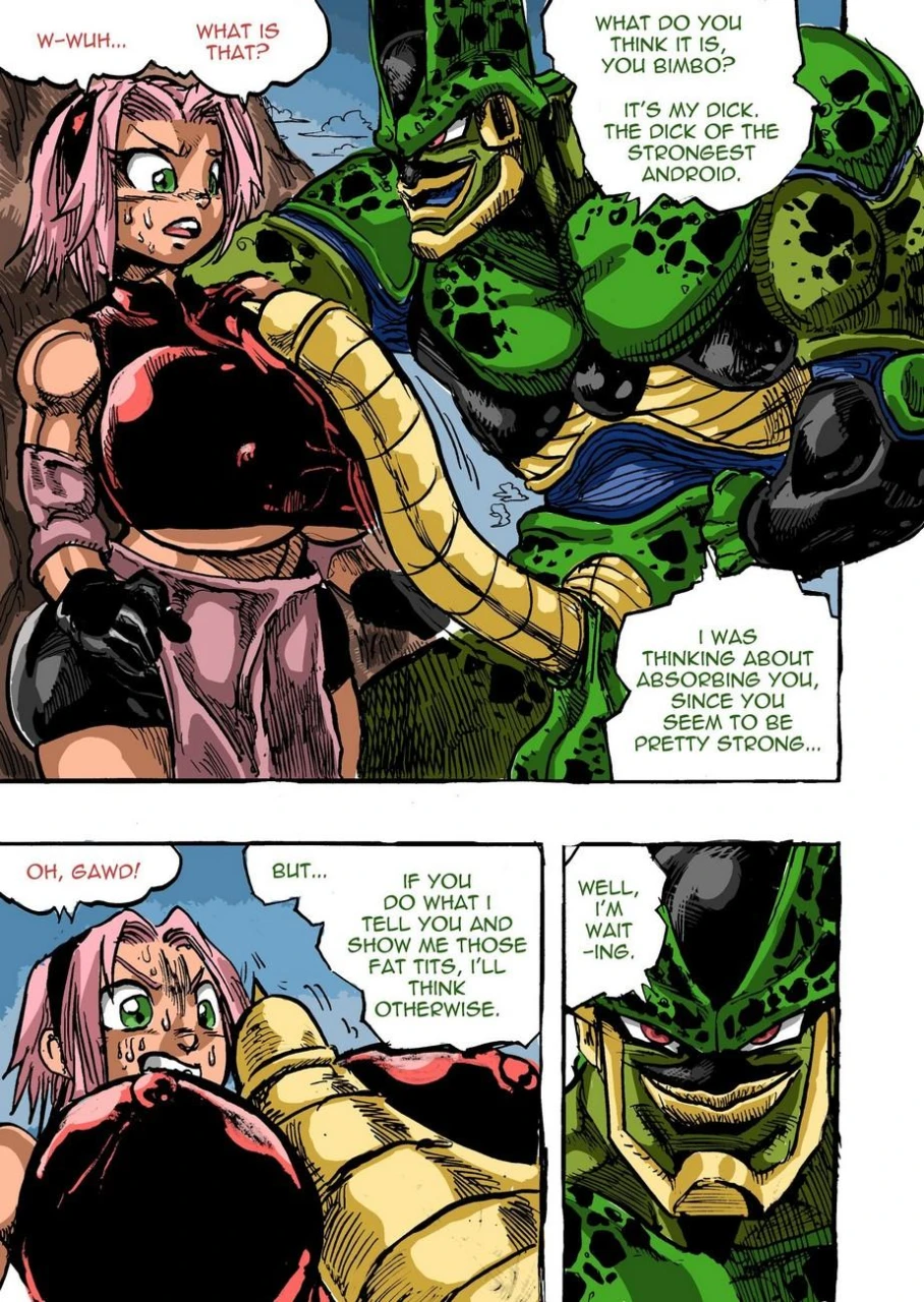 cell-dragon-ballsakura-haruno