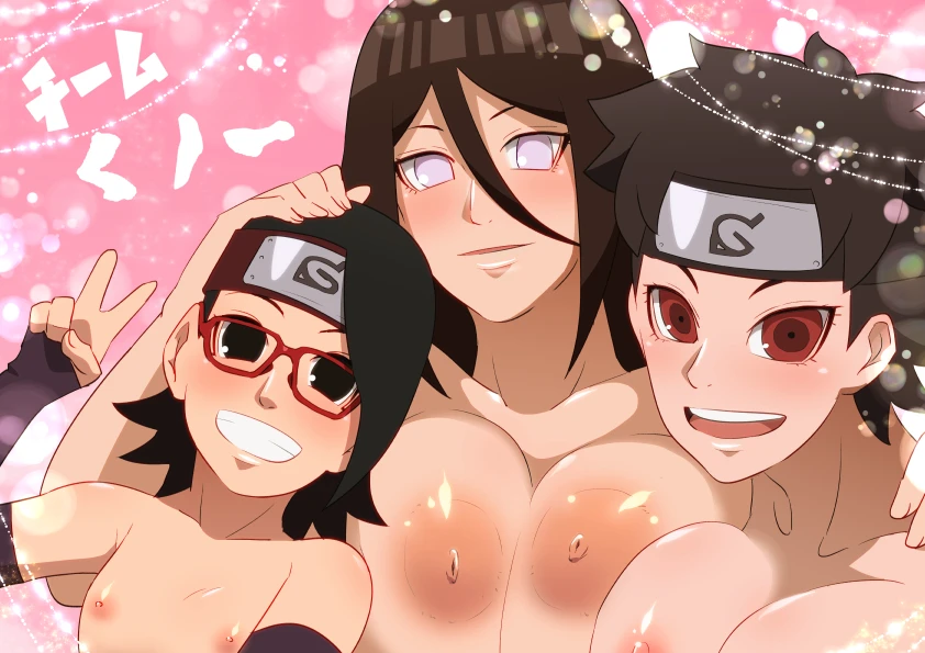 hyuuga-hanabisarada-uchihasarutobi-mirai