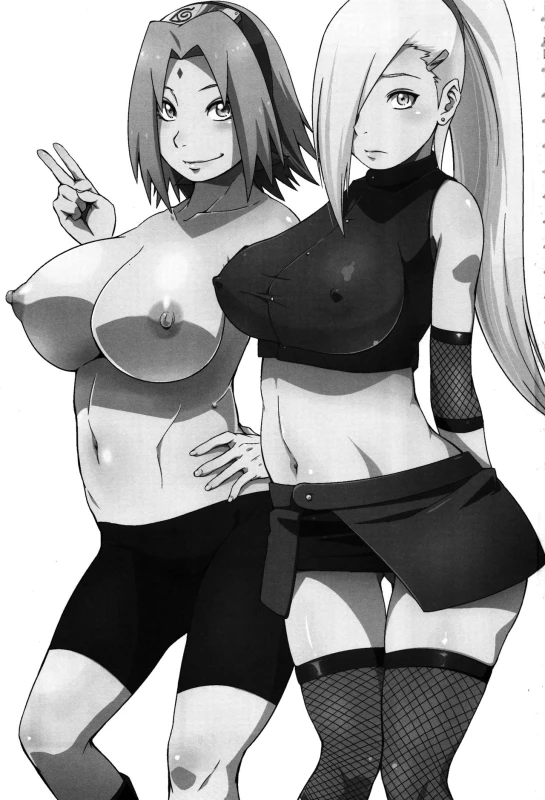 (C92) [Karakishi Youhei-dan Shinga (Sahara Wataru)] Botan to Sakura (Naruto) [Chinese] [鬼畜王汉化组 x 随手汉了个化]_02