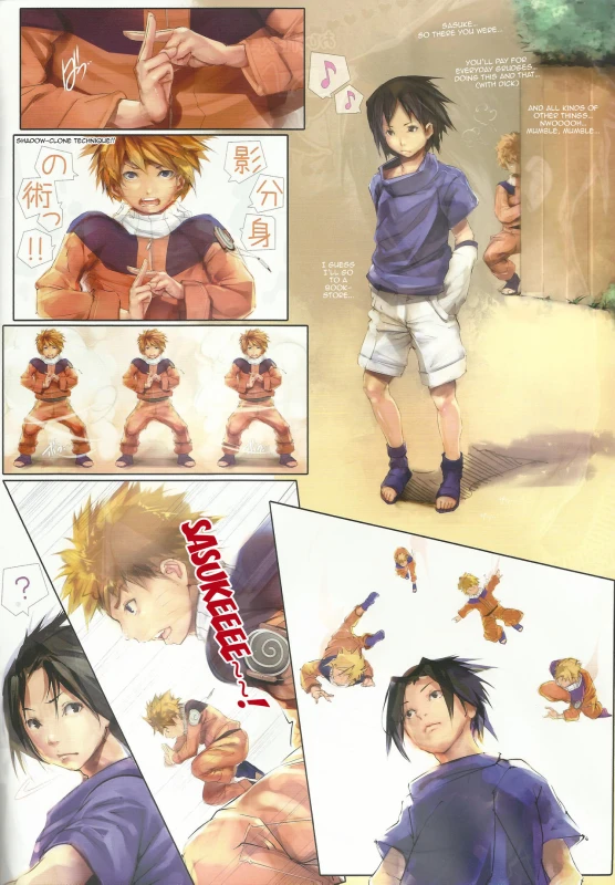 (CCTokyo129) [Circle Ohigetan (Ohigetan)] Ohigebon-30 BL Sasu x Naru 3 (Naruto) [English] [Biribiri]_1