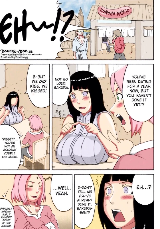 (Tora Matsuri 2015) [NARUHO-Dou (Naruhodo)] NaruHina (NARUTO) [English] {doujin-moe.us} [Colorized]_01