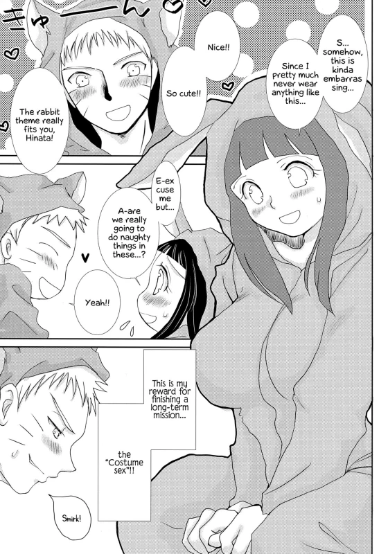 (Zennin Shuuketsu 3) [Utamaru Honpo (Uta)] Momoiro Usagi to Hara Peko Kitsune (Naruto) [English] [EHCOVE_01