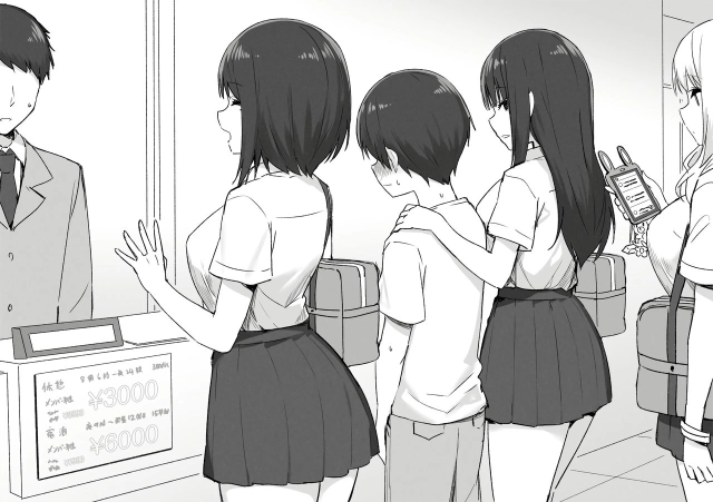 Joshi Kōsei Rich Thots الفتيات المنحرفات والولد الصغير [Arabic] [narutolover0] [AHMAX-SUB]_09