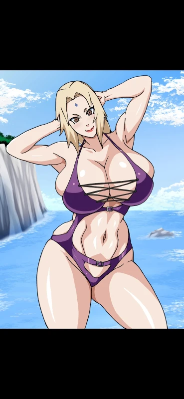 Naruho-dou (Naruhodo)] Zoku Tsunade no Insuiyoku After Tsunade's Obscene Beach_34