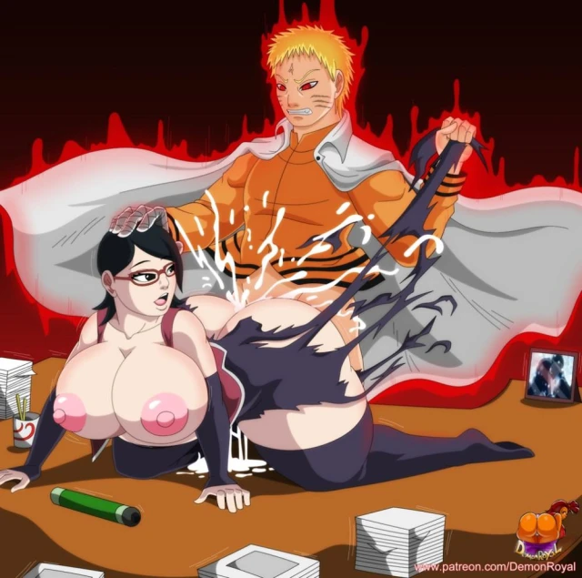 sarada uchiha+uzumaki naruto