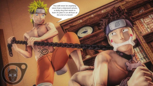 inuzuka kiba+uzumaki naruto