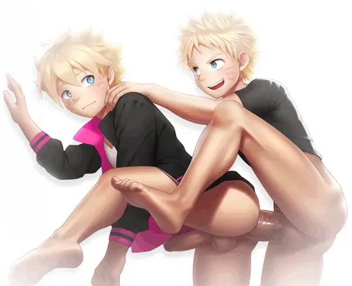 uzumaki boruto+uzumaki naruto