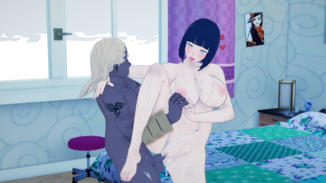 hyuuga hinata+raikage